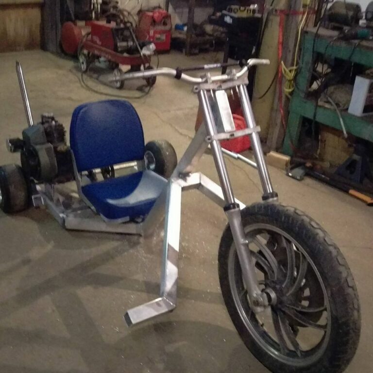 drift trike front fork and wheel